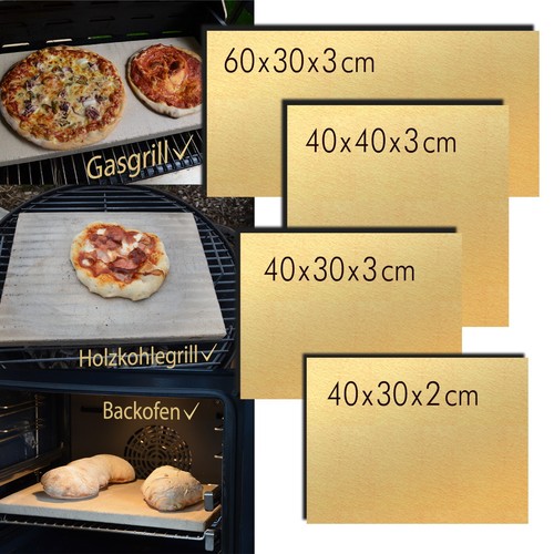Brotback pizzastein für - &,