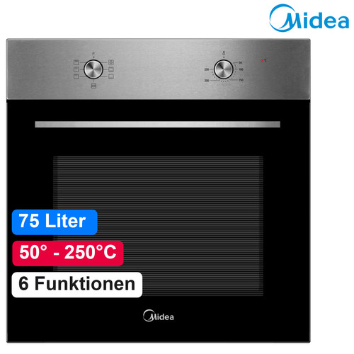 Midea einbau backofen autark - einbau,
