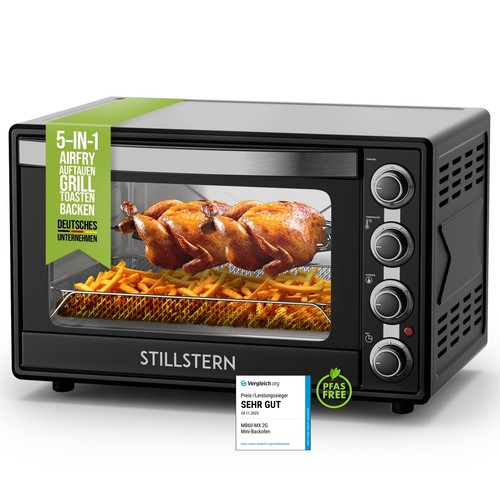 Minibackofen mit umluft - mit, (60l)