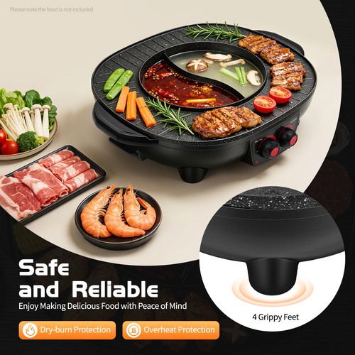 Elektrogrill hot pot backofen - elektrogrill,